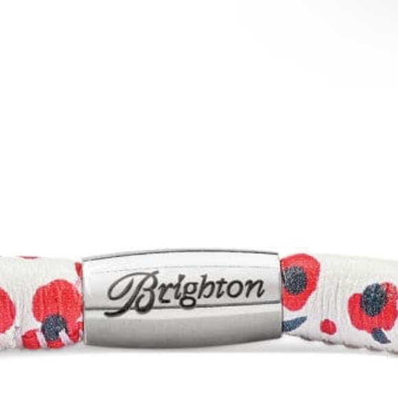 BRIGHTON D30235 FIELD OF POPPIES WOODSTOCK BRACELET - Picture 2 of 4